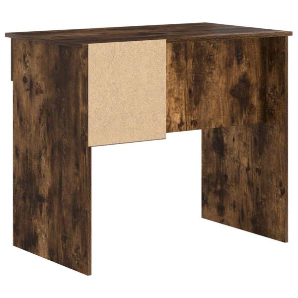 Schreibtisch mit Stauraum Geräucherte Eiche 90x49.5x75 cm Holzwerkstoff