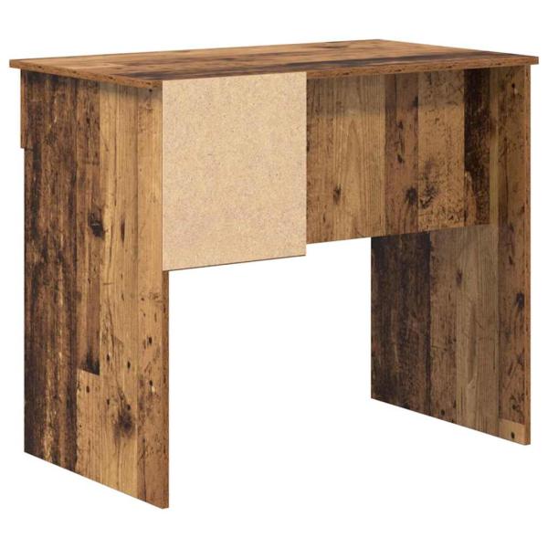 Schreibtisch mit Stauraum Alter Holz 90x49.5x75 cm Holzwerkstoff