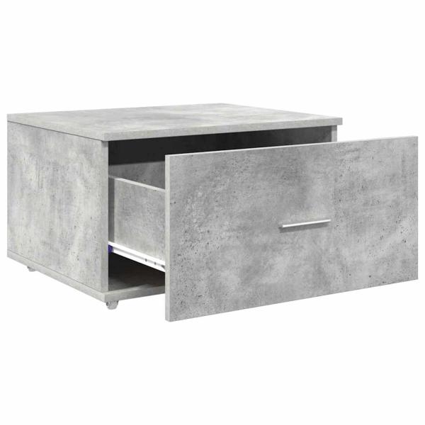 Schubladenschrank Beton grau Beton Mittel Türen