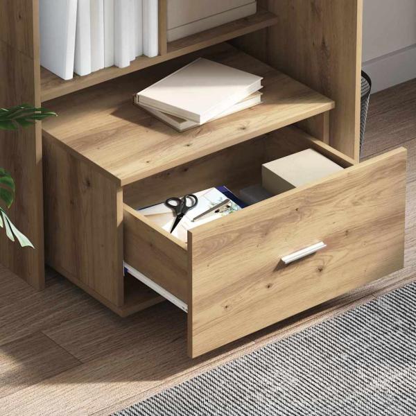 Schubladen-Schrank Artisan Eiche Spanplatte, Laminat Mittel