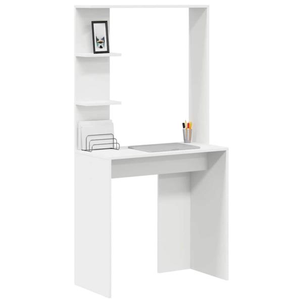 Weißer Computertisch Weiß Holzwerkstoff Mittel Computertisch