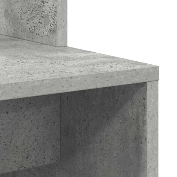 Beton Grau Computertisch Beton grau Holzwerkstoff Mittel