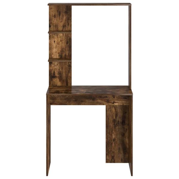 Computertisch aus geräucherter Eiche Geräuchter Eiche