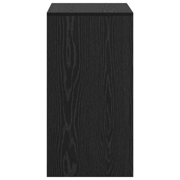 Schreibtisch Schwarzes Eichenholz Holzwerkstoff 60 x 40 x 76 cm