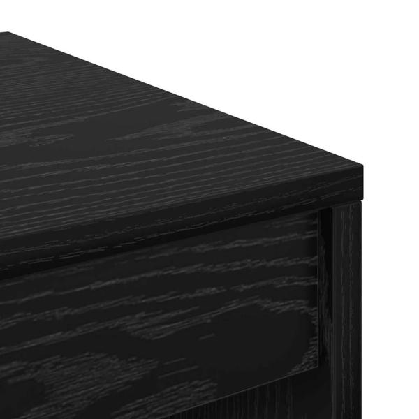 Schreibtisch Schwarzes Eichenholz Holzwerkstoff 60 x 40 x 76 cm