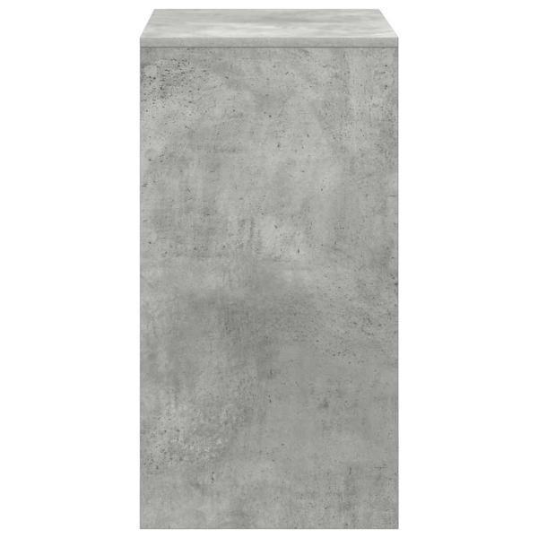 Schreibtisch Beton grau Spanplatte 60 x 40 x 76 cm Schreibtisch