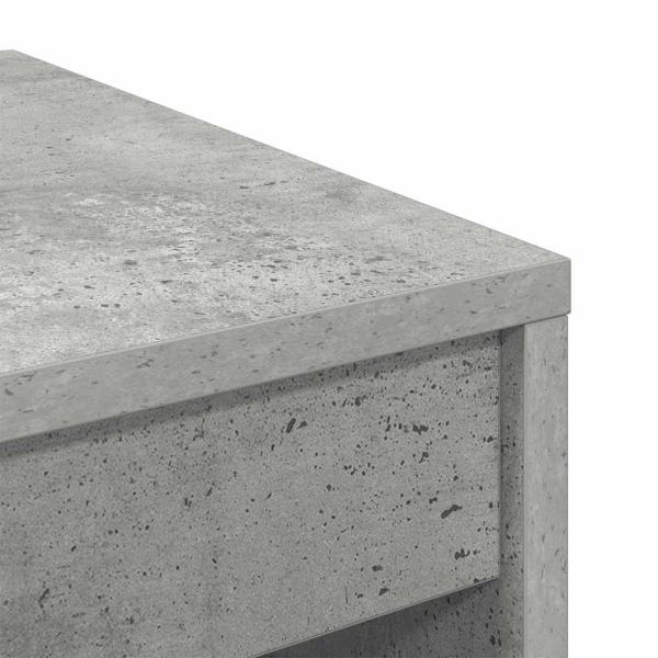 Schreibtisch Beton grau Spanplatte 60 x 40 x 76 cm Schreibtisch