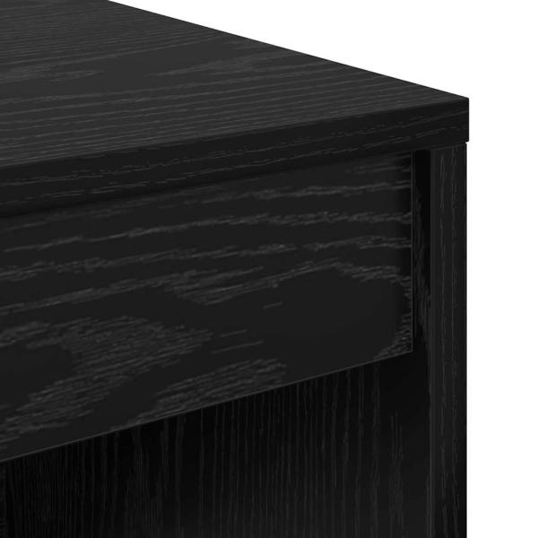 Schreibtisch Schwarz Eiche Holzwerkstoff 70 x 40 x 76 cm