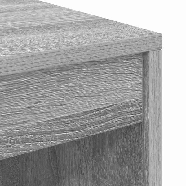 Schreibtisch Grau Sonoma Spanplatte 70 x 40 x 76 cm Einfach