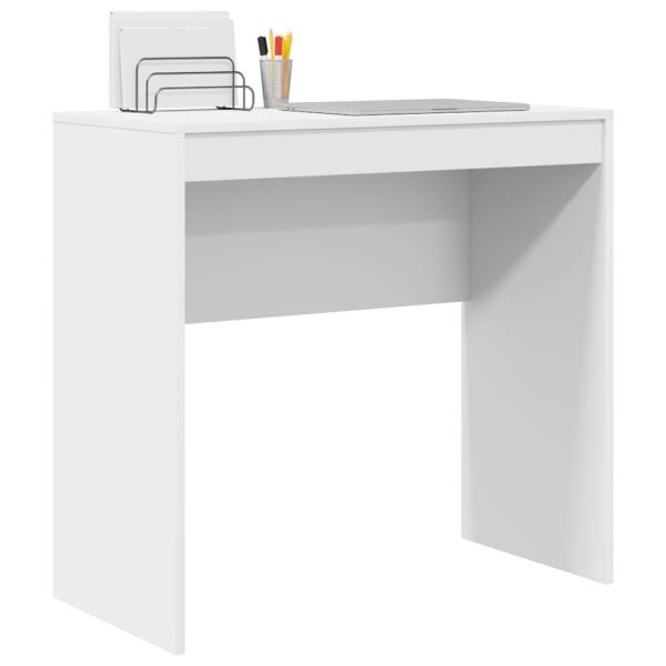 Schreibtisch Weiß MDF 80 x 40 x 76 cm Schlicht Schreibtisch