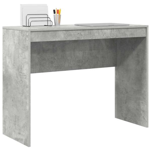 Schreibtisch Beton Grau Spanplatte mit Beton-Grau-Finish