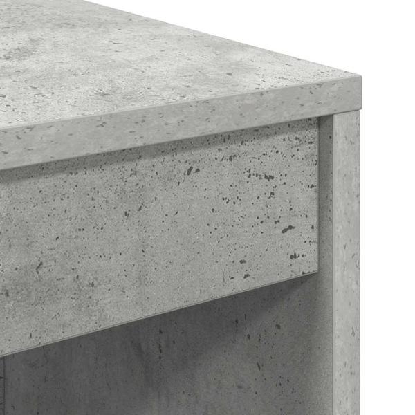 Schreibtisch Beton Grau Spanplatte mit Beton-Grau-Finish