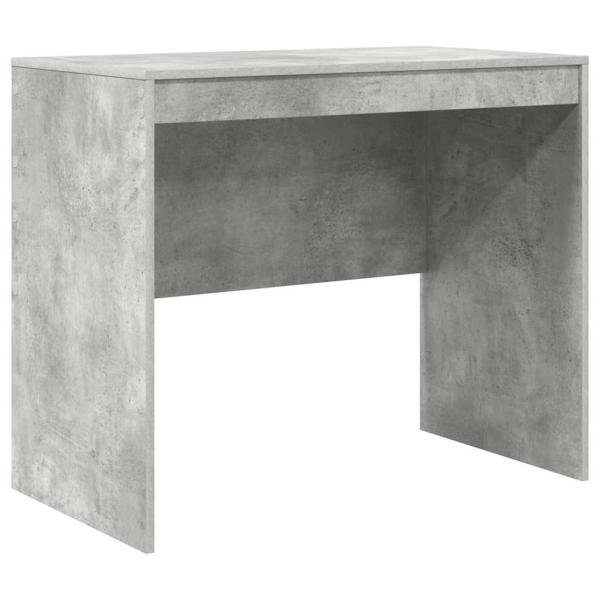 Computertisch Beton Grau MDF-Platte 90 x 50 x 76 cm Computertisch