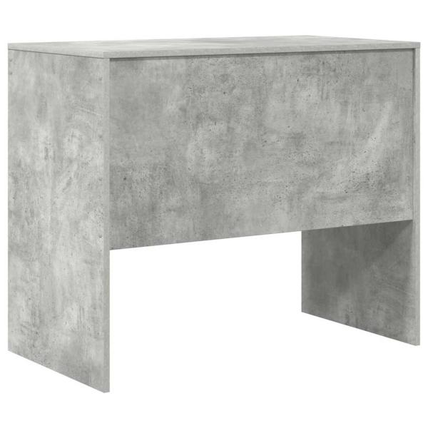 Computertisch Beton Grau MDF-Platte 90 x 50 x 76 cm Computertisch