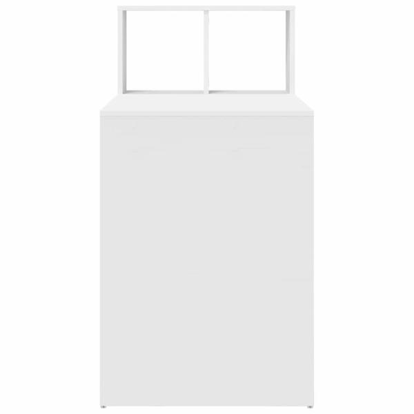 Schreibtisch Weiß Holzwerkstoff Mittel Stauraum Schreibtisch