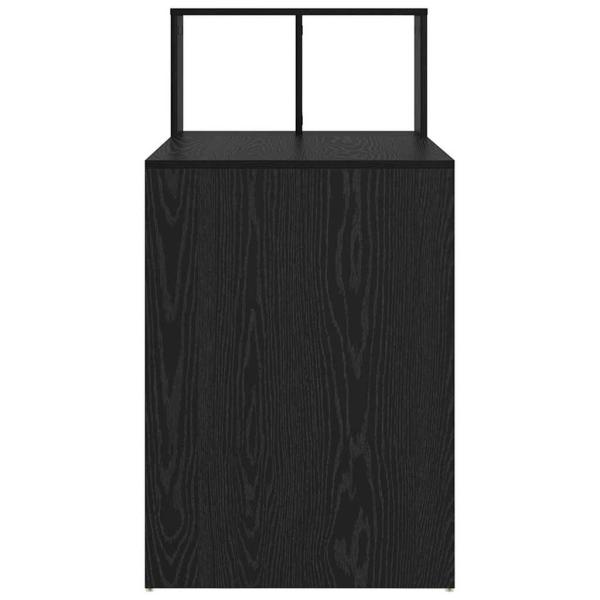 Schreibtisch Schwarze Eiche Spanplatte Klein Stauraum