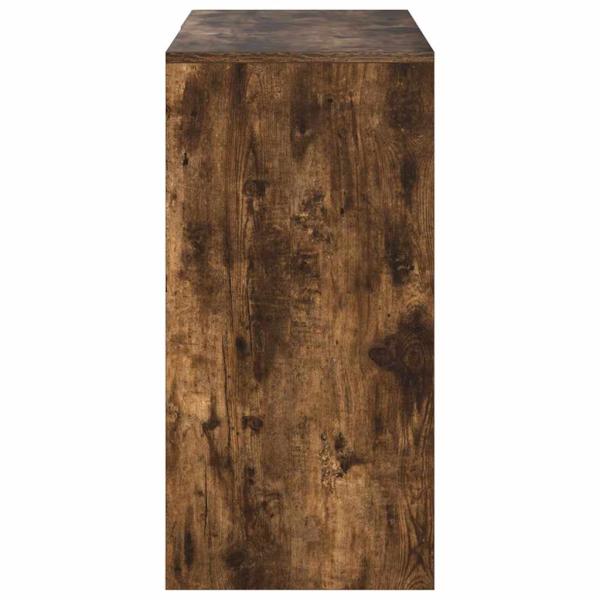 Brauner Schreibtisch Geräucherte Eiche Holzwerkstoff Mittel