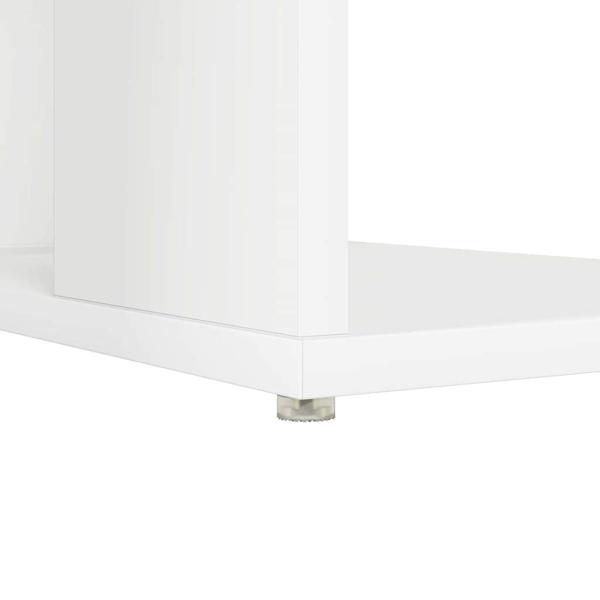 Weißer Computertisch Weiß Spanplatte Mittel Stauraum