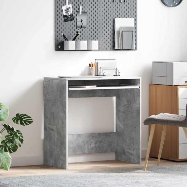 ARDEBO.de - Computertisch Beton grau Spanplatte Betontisch Rechteckig