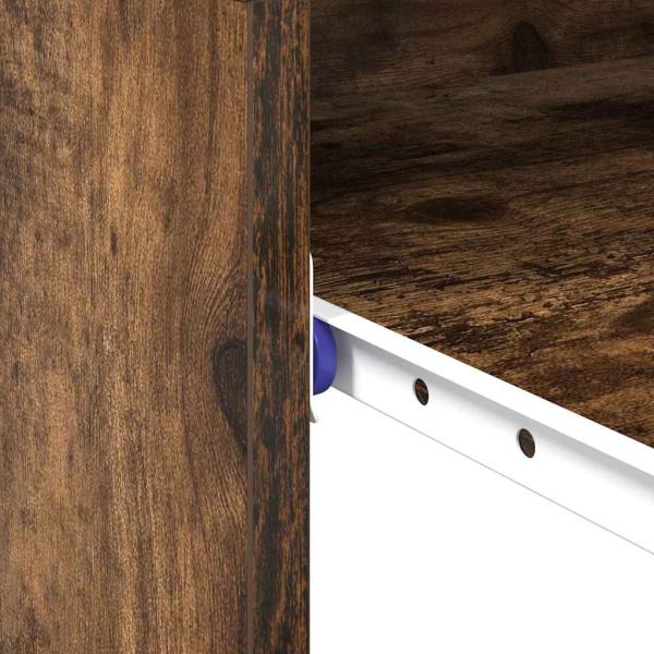 Computertisch Geräucherte Eiche Spanplatte Kompakt Einfach