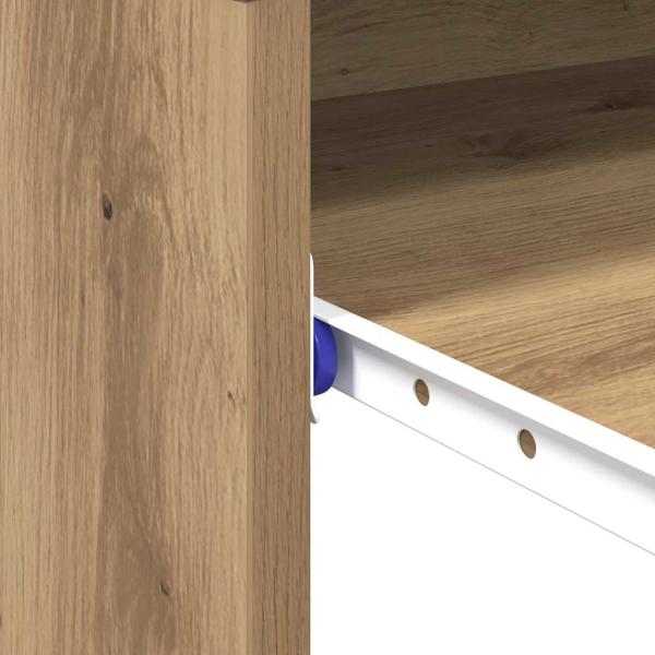 Computertisch Artisan Eiche Holzwerkstoff Standard Einfach