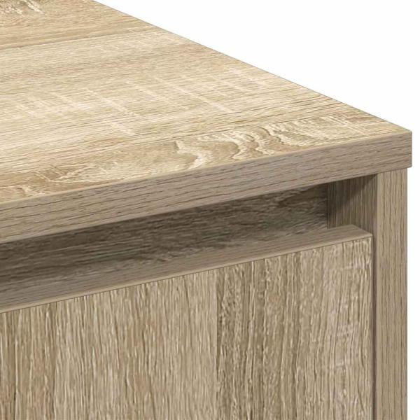 Sideboard mit LED in Sonoma Eiche - 71 x 34,5 x 75 cm - Hergestellt aus Holzwerkstoff