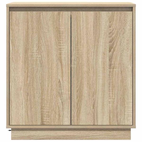 Sideboard mit LED in Sonoma Eiche - 71 x 34,5 x 75 cm - Hergestellt aus Holzwerkstoff