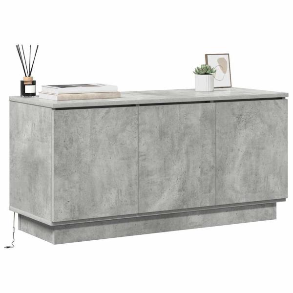 TV-Schrank Beton grau 100x38x49 cm Holzwerkstoff