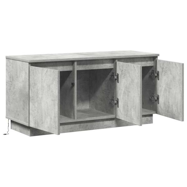 TV-Schrank Beton grau 100x38x49 cm Holzwerkstoff