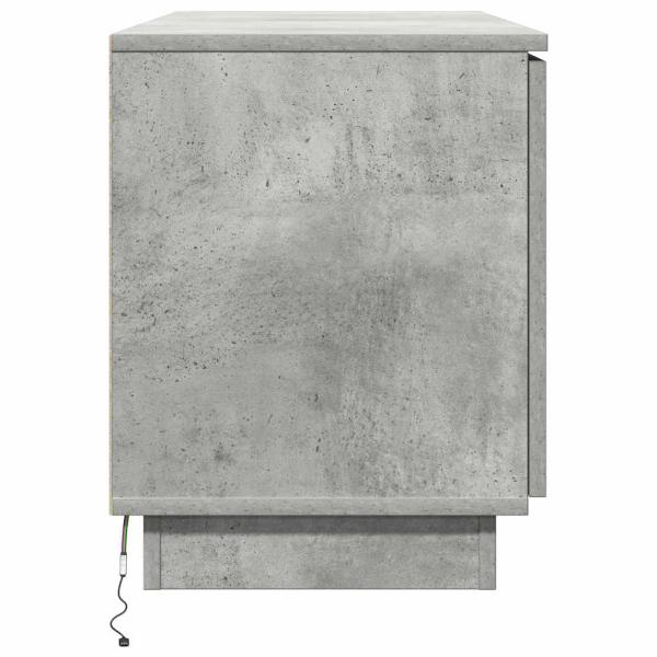 TV-Schrank Beton grau 100x38x49 cm Holzwerkstoff