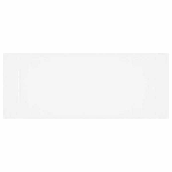 Gartentisch Weiß 250x100x73 cm Poly Rattan