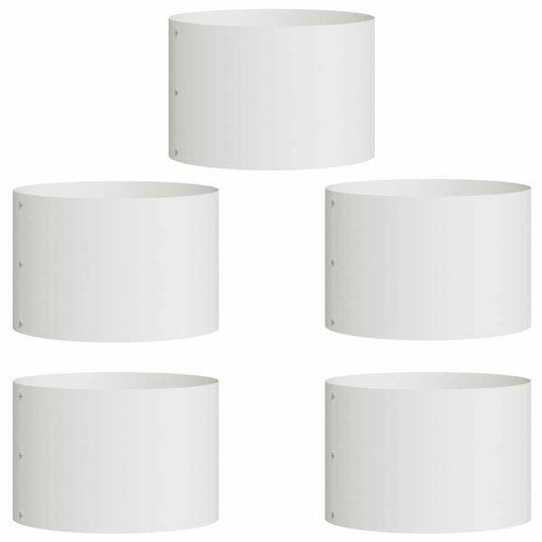 Weiße Keramiktöpfe Weiß Keramik 30 cm Durchmesser