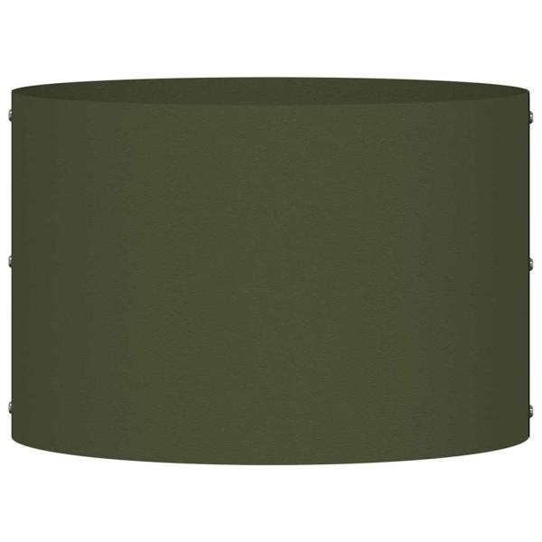 Olivgrüne Pflanzgefäße Set aus 5 Olivgrün Kunststoff Mittel