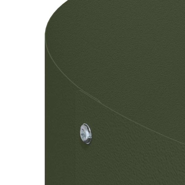 Olivgrüne Pflanzgefäße Set aus 5 Olivgrün Kunststoff Mittel