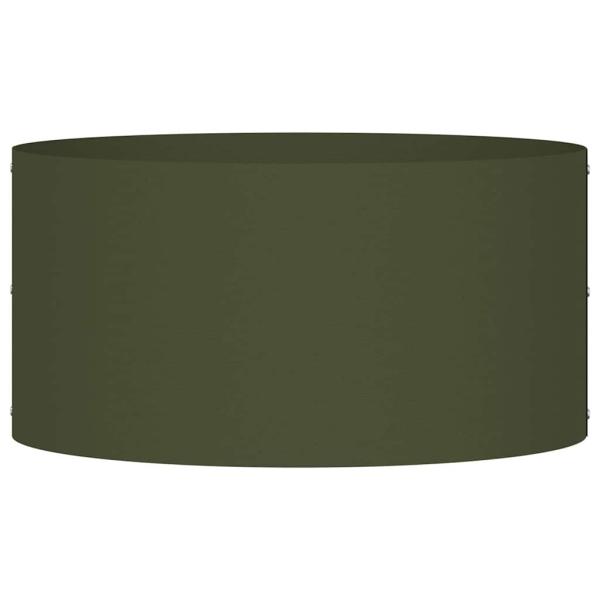 Olivgrüner Pflanzkübel Olivgrün Metall Mittel Langlebig