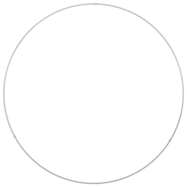 Weißer Metalltopf Weiß Metall Mittel Langlebig