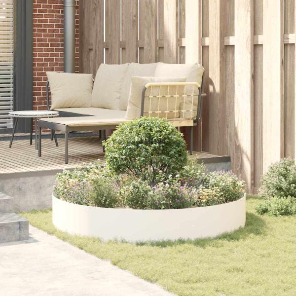 Weißer Metalltopf Weiß Metall Groß Weißer Pflanztopf Rund