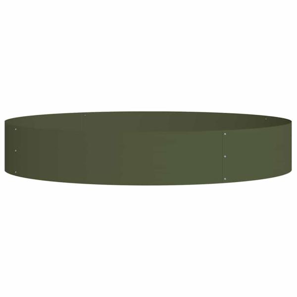 Olivgrüne Pflanzgefäße Olivgrün Metall Groß Pflanzgefäße