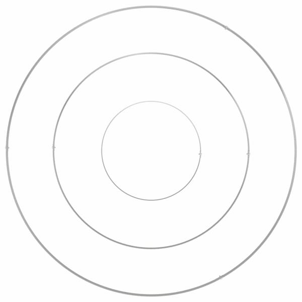 Metallpflanzgefäß Stahl/Weiß Pulverbeschichteter Stahl Groß