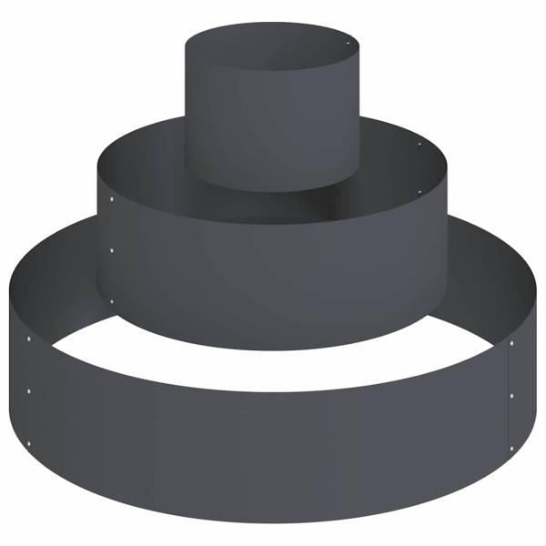 ARDEBO.de - Metallpflanzer Stahl/Anthrazit Stahl Groß Langlebig