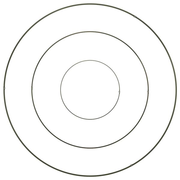 Metallpflanzgefäß Stahl/olivgrün Ø 90 cm Modular Rund