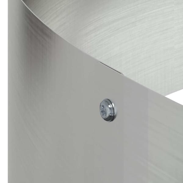 Metallpflanzgefäß Verzinkter Stahl Ø 90 cm Langlebig