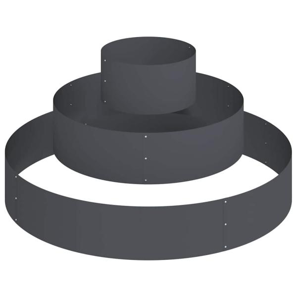 Metallpflanzkübel Stahl Ø 120 cm Dekorative Einsätze