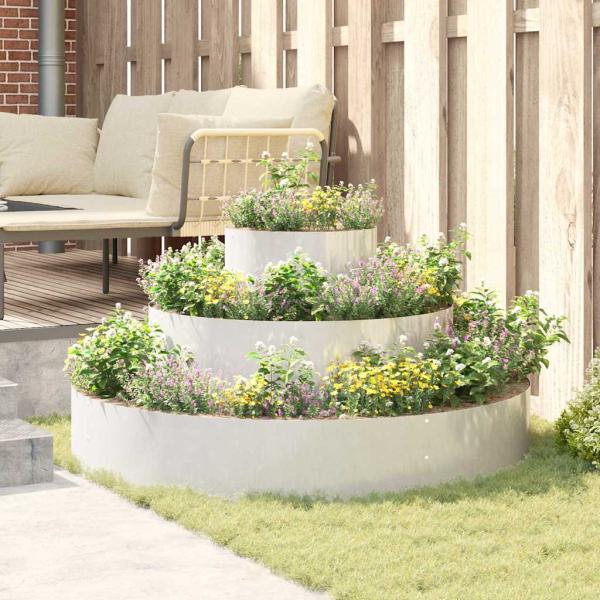 Edelstahl Pflanzkübel Edelstahl Ø 120 cm Haltbar Stylisch