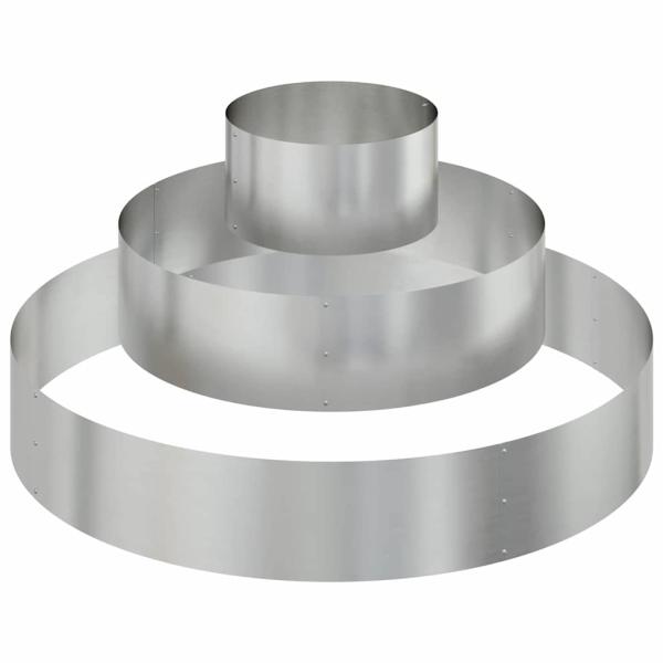 Metallpflanzkübel Verzinkter Stahl Ø 120 cm Langlebig