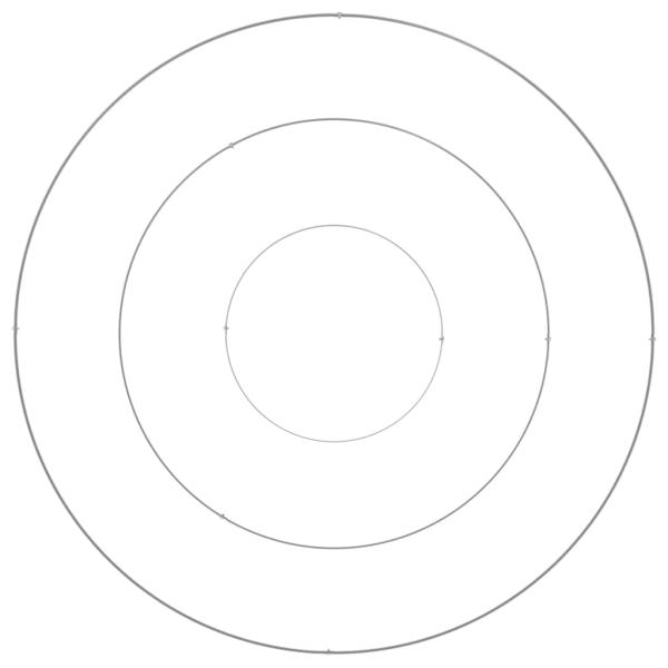 Metallpflanzkübel Verzinkter Stahl Ø 120 cm Langlebig