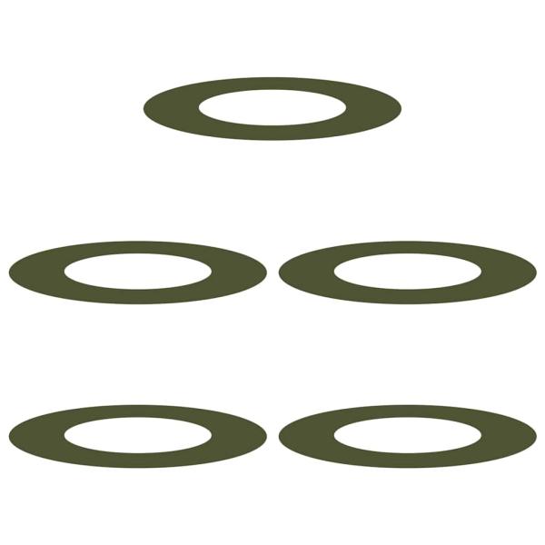 Olivgrüner Kübel Olivgrün Keramik Groß Dekorative Intarsien