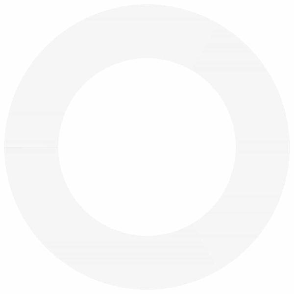 weißer Metallpflanzer Weiß Metall 80 cm Durchmesser