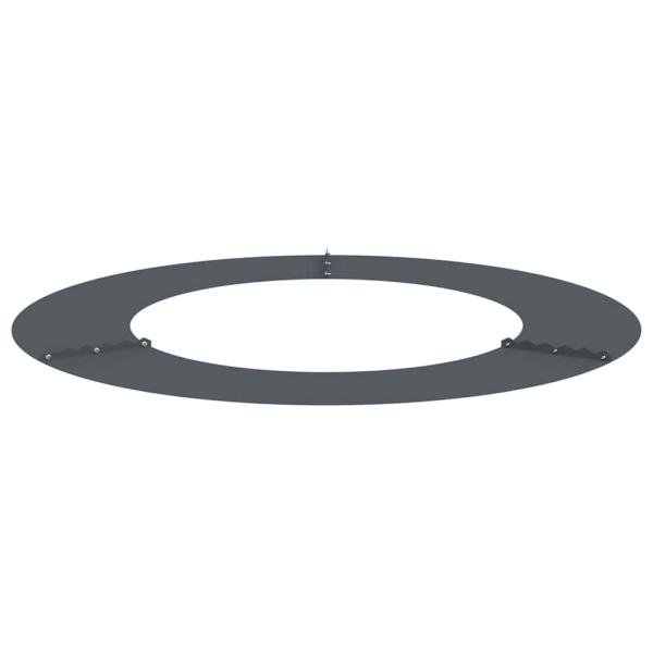 Plastik Pflanzer Anthrazit Kunststoff Groß Robust Rund Modern