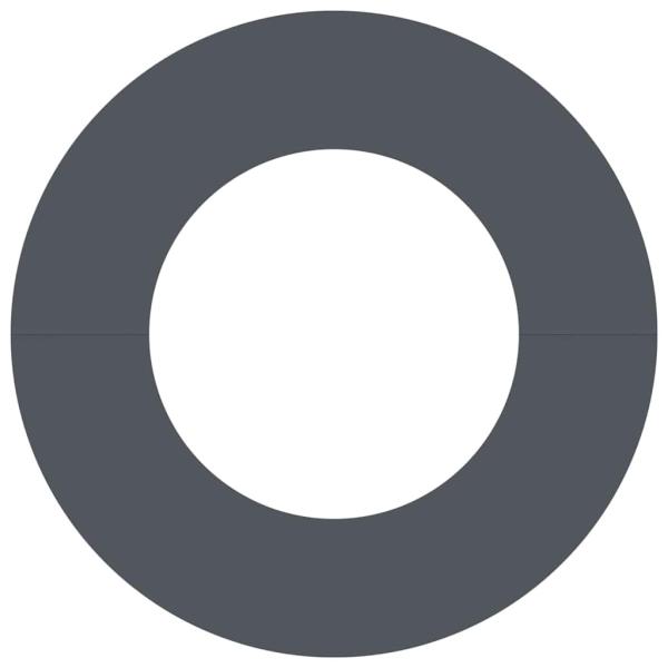 Plastik Pflanzer Anthrazit Kunststoff Groß Robust Rund Modern